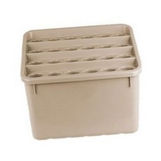 우산꽂이 24구 대용량 베이지 매장입구