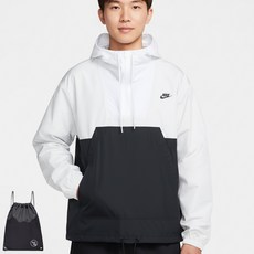 나이키 클래식 아노락 윈드 자켓 바람막이 안감 없는 우븐 러닝 점퍼 (PGN짐쌕가방 지급)
