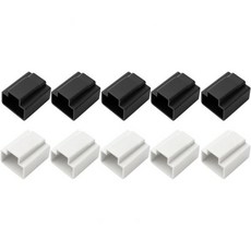 300개 RJ45 케이블 먼지 차단 커버 방지 이더넷 플러그 보호 케이스 캡 CAT5eCAT6CAT7 네트워크 플러그흰색, White