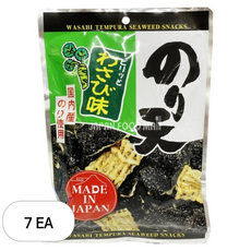 노리텐 와사비 김스낵, 40g, 7개