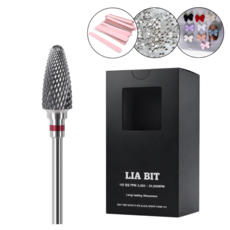 베씨 리아비트 토네이도 M 네일드릴비트 텅스텐강 카바이트, 1개, 실버(L003)