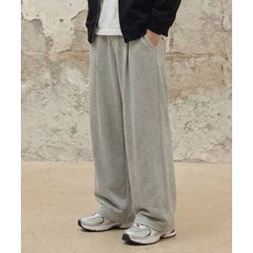 AGD 원턱 와이드 스웨트 팬츠 [그레이]
