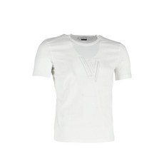 베르사체 중고 로고 코튼 티셔츠