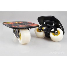 숏보드 프리라인 댄싱 인라인 스케이트 두발 오빗휠, 단일사이즈 × 단일사이즈 * 나는 * 1개 × 1개