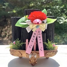 카네이션 숯화분 장미미니 스승의날 어버이날 은혜 선물, 1개