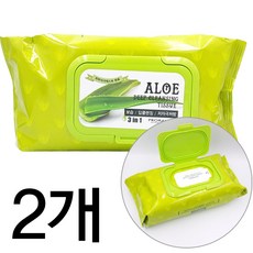 프로랑스 알로에 딥클렌징 티슈 100매 1+1, 2개