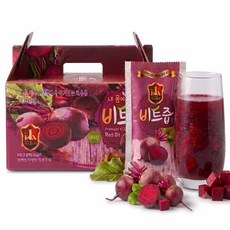 국내산 100% 진한 레드 비트즙 1박스 30팩 (100ml) /2박스 구매시 사은품 증정 /수순착즙/정직하게 만들어습니다., 30개, 100ml