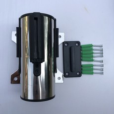 熱銷款式掛壁式伸縮隔 離帶裝 墻過道走廊收銀護欄一米線壁掛式警示帶警戒線, 1個