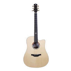 NAGA S20 DC 面單木吉他 41 吋 D 桶 缺角 民謠吉他 附琴袋 鄭晟河代言, natural, 1個, S20-DC