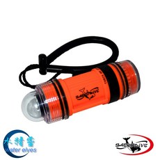 SAEKODIVE 閃光警示燈 手電筒 水精靈 AL-300A, 橘色