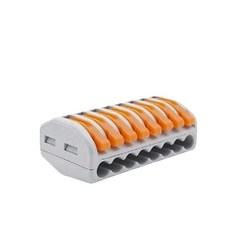 [2개묶음] 블록 8핀 일방향 와이어 커넥터 접속 BB242 터미널 Coms gc0*982pP