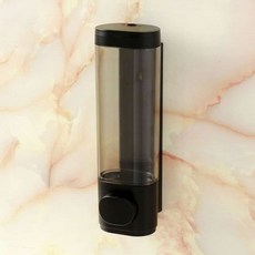 시월 벽걸이 물비누 디스펜서 1구 300ml 블랙 사용이편리한, 1개