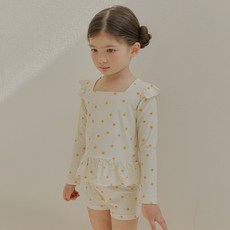 BAY-B 유아 아동 여아 데이지 래쉬가드+보넷세트