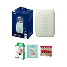 인스탁스 포토프린터 링크3+필름10매+사은품/스마트폰프린터, 세이지그린