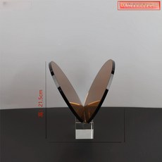 거치대 북스탠드 책 홀더 아크릴 대형 노트북 거치, 크리스탈 20.5x18x21.5cm