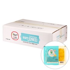 재야의고수정갈한맛단무지 2.7KG㈜하이린 BOX(4), 4개, 2.7kg