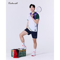 테크니스트 아울렛 TNT5519 반팔 티셔츠 게임복 배드민턴 탁구 스쿼시 스포츠웨어