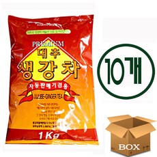 대호 대추생강차 자판기용 국산차, 10개, 1개입, 1kg