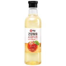 백설 자연발효 사과식초, 500ml, 24개