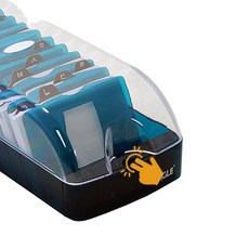 대형 명함통 색상랜덤 1개 명함첩 문서정리함 쏙템