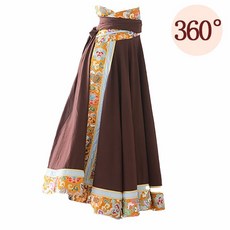 藏族新款舞蹈半身裙 藏裝演出服 藝考練習服飾 少數民族風藏袍