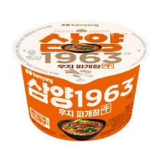 삼양1963 큰컵 우지 파개장 라면 115g, 16개