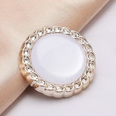 예쁜단추 수입단추 예쁜 생크 버튼 대형 럭셔리 패턴 코트 바람막이 의류 액세서리, 1개, 8) No.4 - 21mm