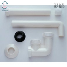 歌沐衛浴 P管 排水P管 落水P管 浴室 洗臉盆 臉盆拉桿, 1個