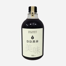 [미미쯔유] 모밀 국수 들기름 막국수 어묵탕 각종 요리 만능 소스, 1개, 750ml