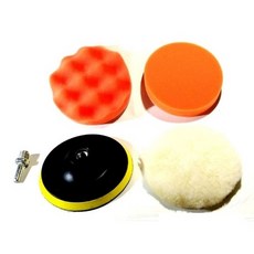 瘋馬車舖 現貨板橋 家用電鑽變身汽車美容打蠟組 均勻上臘/細緻拋光 ( 超值精裝5件組 ), 1個