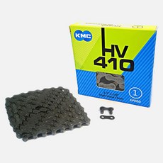 KMC 1단 픽시체인 HV410, 실버, 1개