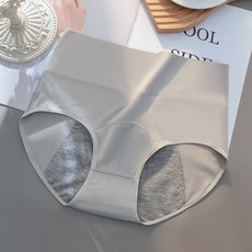女性防漏生理褲 舒適透氣 夜用安心褲 防漏月亮褲 7UY, 氣質灰【加寬防漏安心褲】,M【體重40-55公斤】