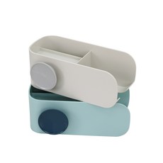 吹風機持有人持有人衣架浴室存儲 2 共, 淺灰色+薄荷綠, 1組