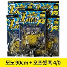델리리그 럭스 광따 채비 오프셋훅 4/0, 5개, 3개입 5개, 3개입
