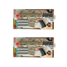 세주 액션 소프트건 장난감 어린이 배틀게임, 2개, 랜덤