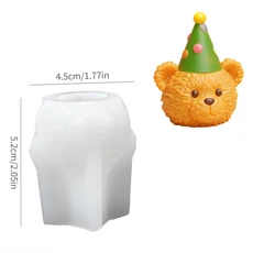 호환 보관 상자 석고 금형 흰색 동물 금형 실리콘 보관 금형 실리콘 게 공예 프로젝트 홈용 실리콘 금형, 02 B