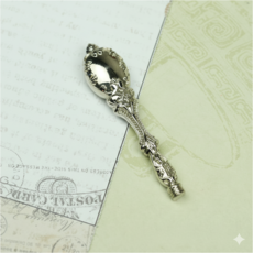 빈티지 실링왁스 금속 손잡이 인장손잡이 인장스탬프 프리미엄 고급, NO.2 디자인 실버