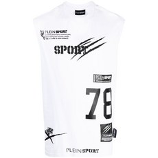 플레인스포츠 멀티 로고 탱크 탑