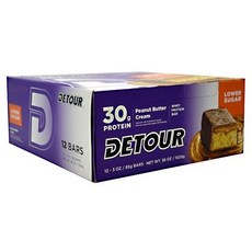 디투어 웨이 프로틴 바 피넛 버터 크림, 85g, 12개