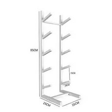 스노우보드거치대 스노우보드 스탠드 보관함 랙 보관 스키, 1개, 화이트