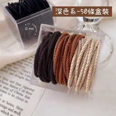 Henju 韓系高彈力髮圈 綁馬尾髮帶橡皮圈