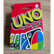 코리아보드게임즈 UNO 카드 순발력 게임, 기본, 1개