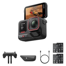 인스타360 듀얼 배터리 액션 카메라 Ace Pro 2, Ace Pro 2 배터리x2, 블랙