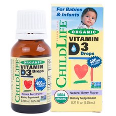 CHILDLIFE 維生素D3滴劑 400IU, 6.25ml, 1盒