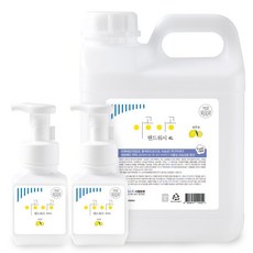 이공이공 핸드워시 레몬향 4L 1개+300ml 본품 2개, 본상품, 1