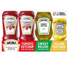 하인즈케찹 910g 2개 + 스위트랠리쉬 769ml (855g) 1개 + 머스타드 396g 1개, 1박스, 3.071kg