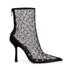 알렉산더왕 크리스털 로고 메시 부츠