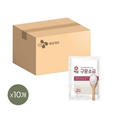백설 구운소금 1kg x10개, 10개