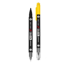모나미 트윈 컴퓨터용 사인펜 볼펜 흑색 0.5mm 예감적중A 필기구, 1개, 기타