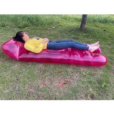 욕창침대 엉덩이침대, 미디엄투명진분홍 35cm